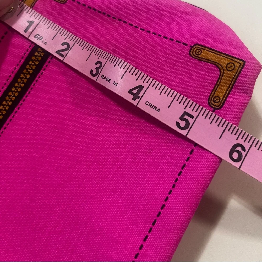 Estee Lauder Hot Pink Cosmetic Pouch & stickers